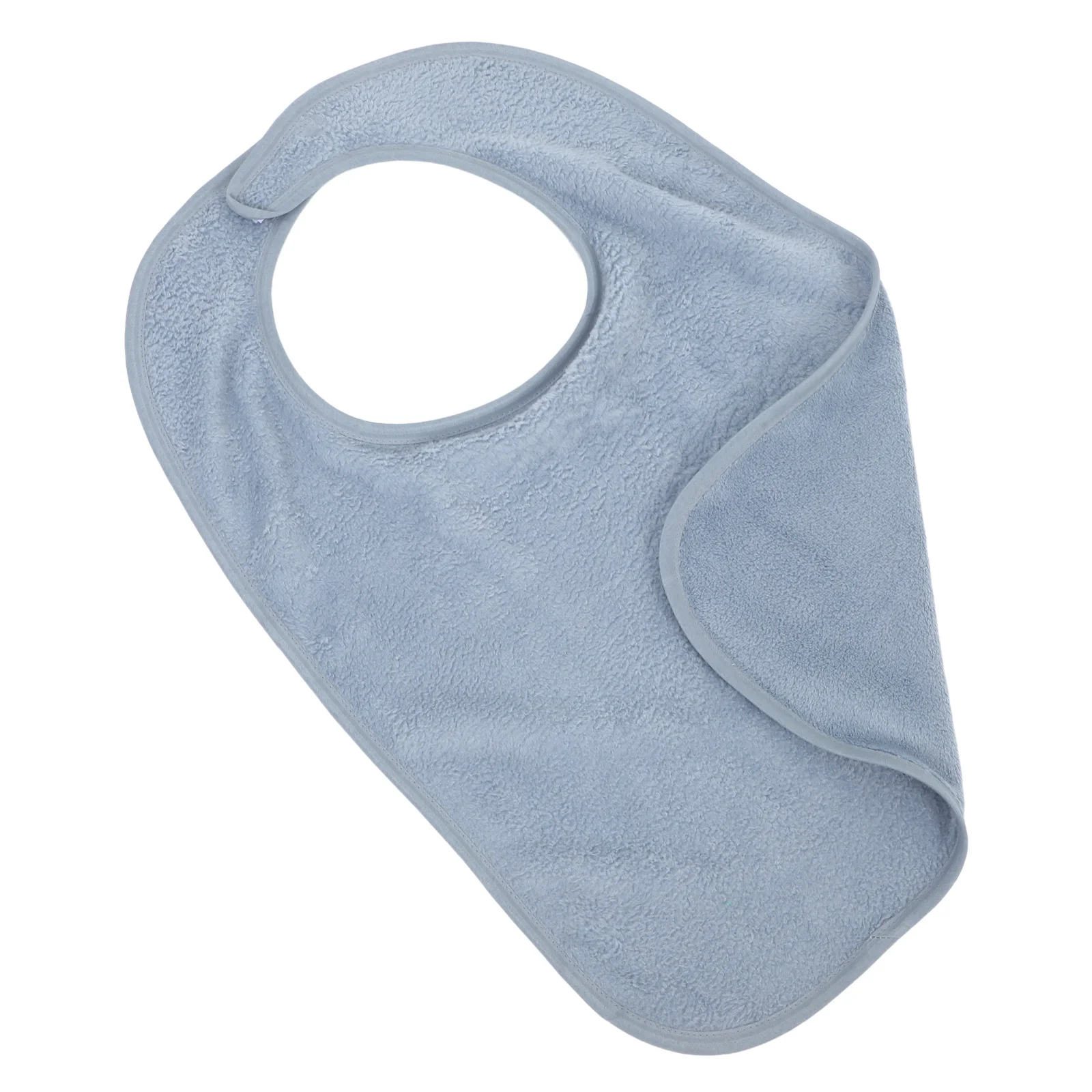 

Reusable Polyester Adult Warm Bib Waterproof Oilproof Clothing Protector Elderly Disabled Dual-Sided Dinner Eating Bib for Men