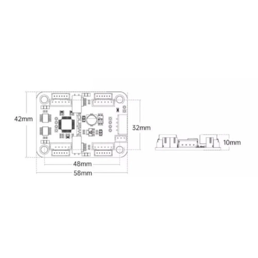 4 Channel Encoder Motor Driver Module With STM32F103RCT6 For Arduino For Raspberry Pi Robot Smart Vehicle Control Board