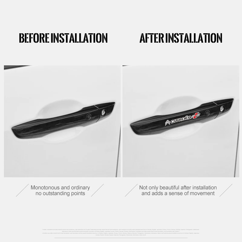 Car Logo At Will Paste Stickers Auto Decorative Decals For Citroen C1 DS3 C2 C3 Vts C4 Saxo C4L C5 C6 C8 Xsara C3-XR Picasso - view 2