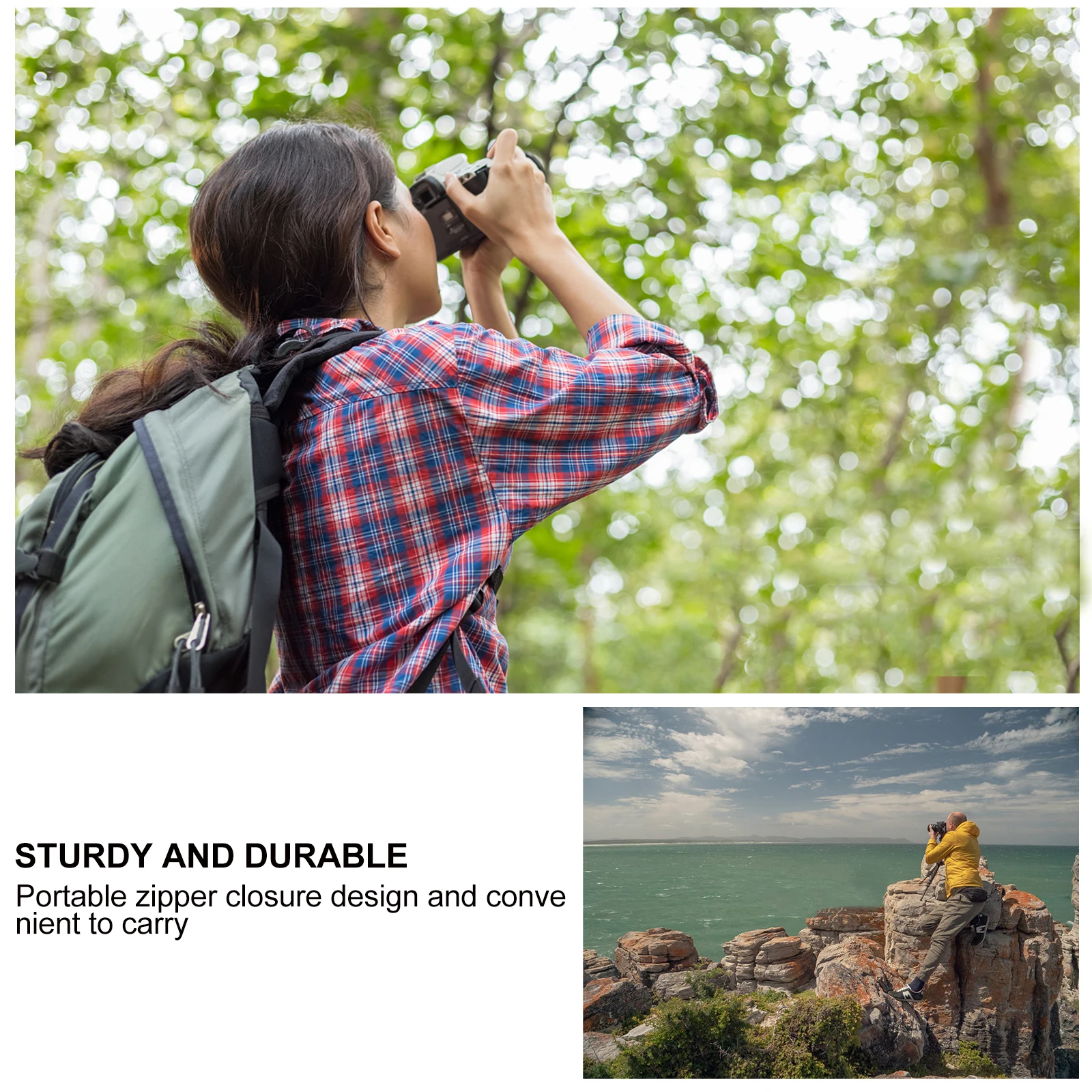 

Hunting Camera Storage Pouch Premium Eva Waterproof Dustproof Portable Zipper Case For Outdoor Travel Usb Cables Digital