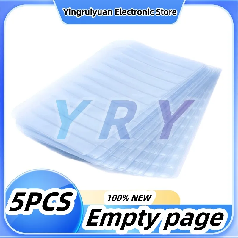5 sztuk/partia Próbna Książka z Pustymi Stronami Rezystory Kondensatory Cewki Indukcyjne Układy Scalone IC SMD SMT Komponenty Elektroniczne do 0402/0603/0805/1206