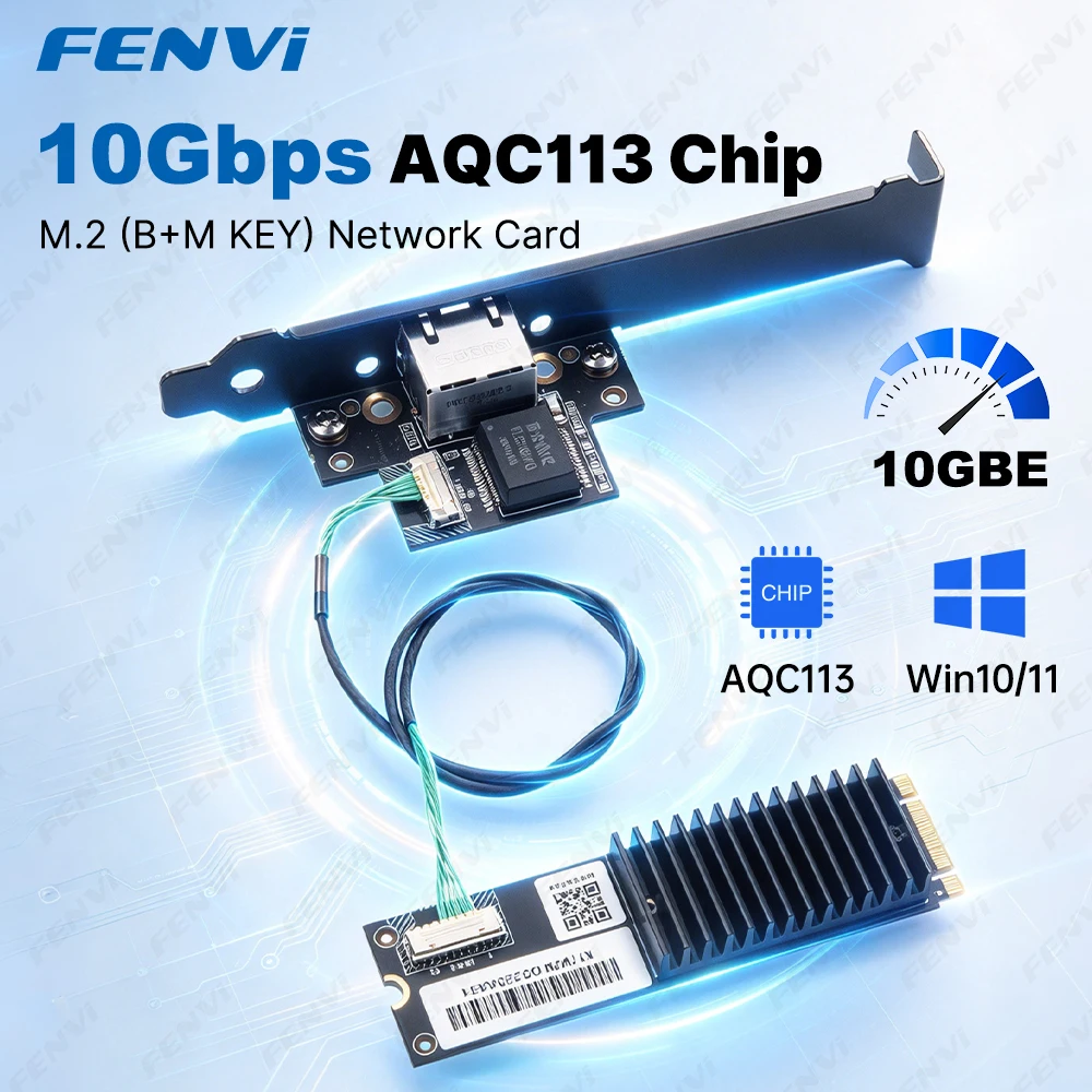 carte-reseau-fenvi-10-gbps-aqc113-m2-b-m-vers-rj45-adaptateur-reseau-ethernet-10g-carte-controleur-lan-pour-pc-de-bureau-et-serveur-compatible-windows-10-11
