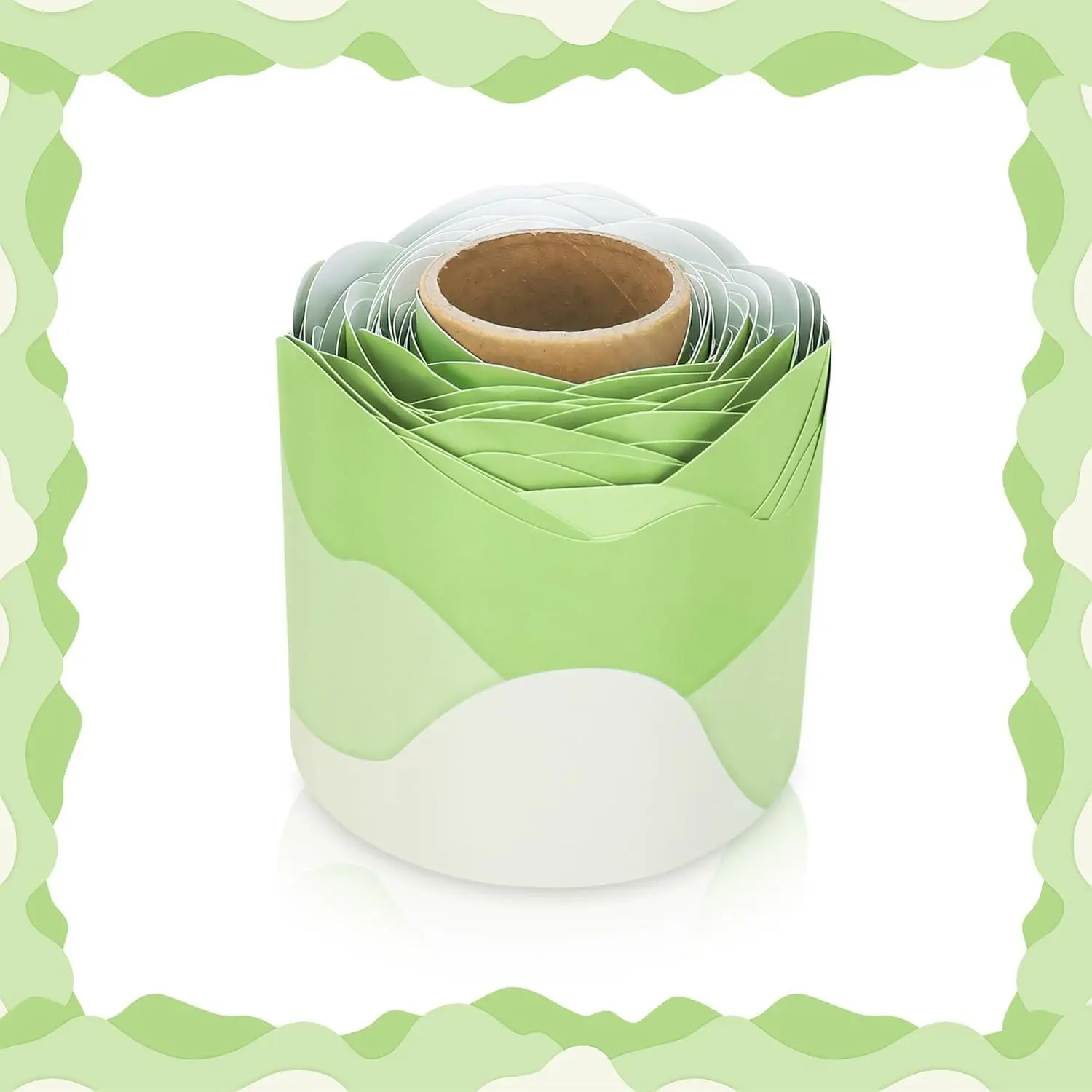 

1Roll Green Self Adhesive Chalkboard Board Border 7.6cm DIY Border Classroom Decors Paper Border Trim Sticker Handmade Crafts