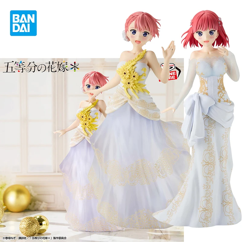 

In stock Original Bandai The Quintessential Quintuplets Nakano Nino Nakano Ichika Anime figure Model Toy collectibles Gift