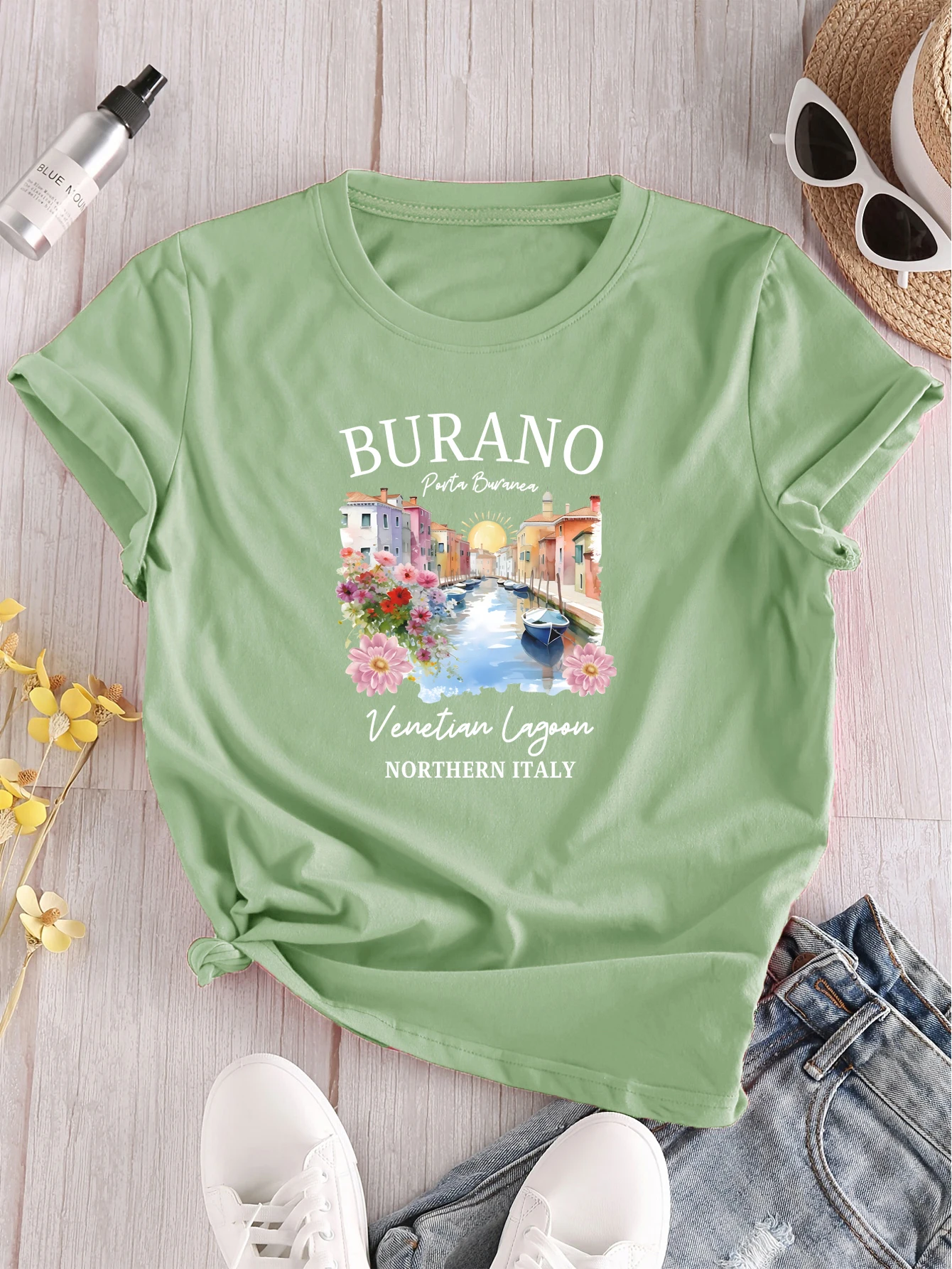 Blano Italian shirt  Blano T-shirt unisex T-shirt  Venice travel gift Venezuela Italian T-shirt Italian house  Blano Island