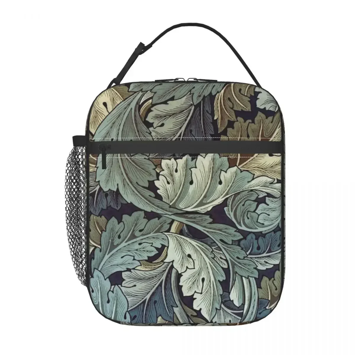 Acanthus By William Morris Lunch Boxes Leakproof Textile Pattern Thermal Cooler Food Insulated Lunch Bag Kids School Children