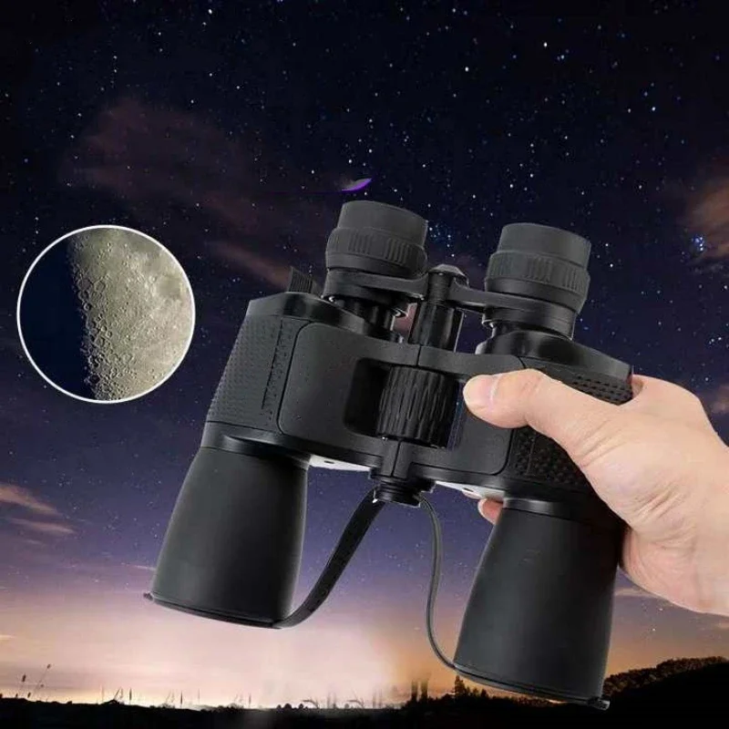

12X50 Binoculars HD Night Vision Outdoor Waterproof and Anti-fog Handheld Binoculars Travel Mountaineering Viewing