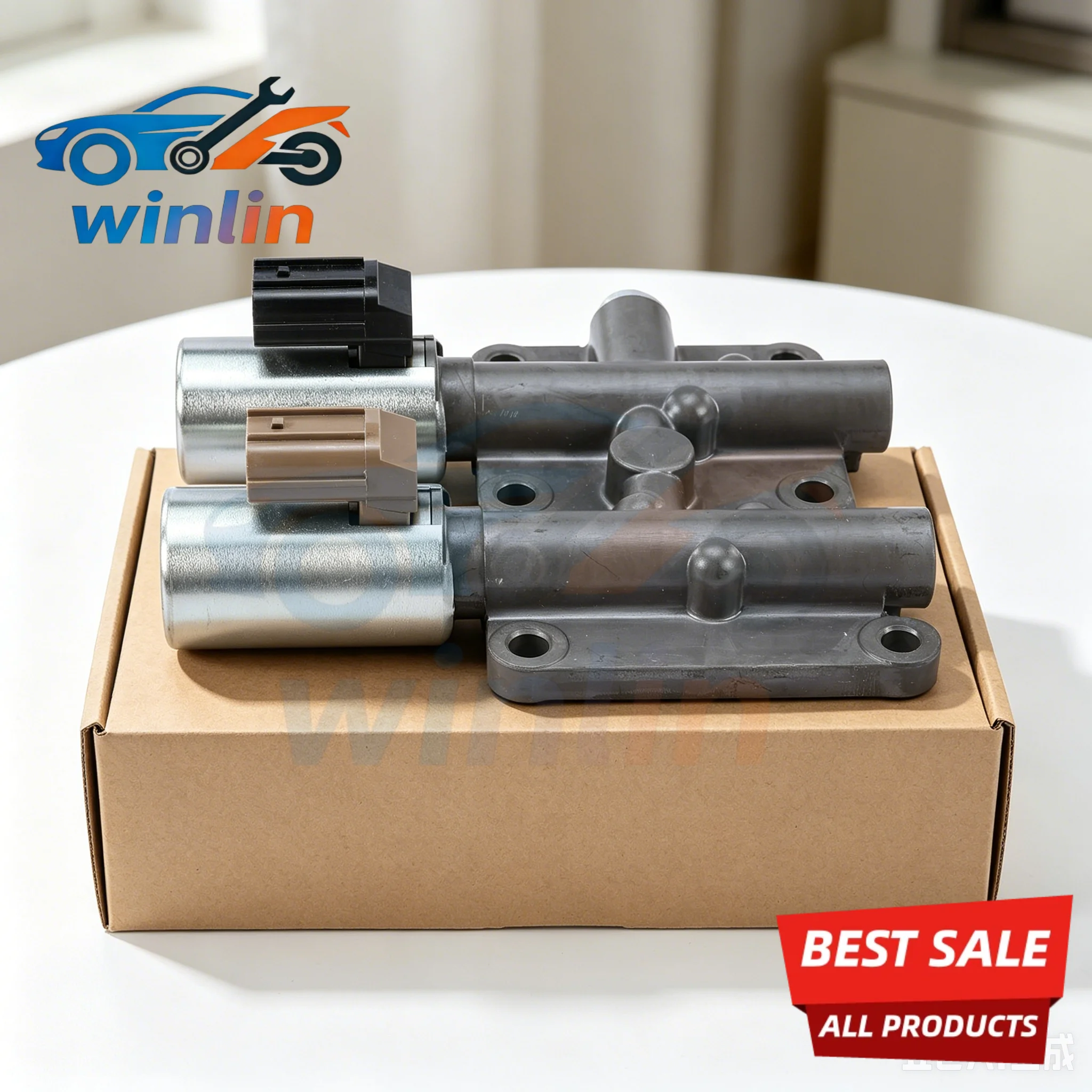 28250-PLX-305 4-Speed Automatic Transmission Dual Linear Shift Solenoid for Honda Civic ES1 ES2 1.7L 2002-2005