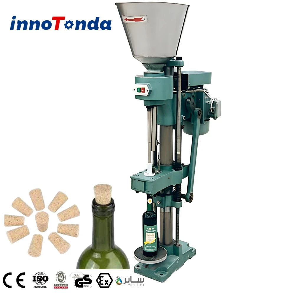 TY-A Semi-automatic Wine Bottle Ropp Metal Lock Aluminum Cap Crimping Capping Machine