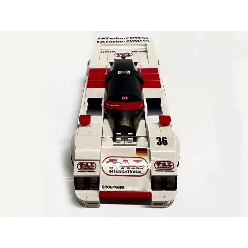 

Новый классический городской спортивный гоночный автомобиль, модель строительного блока с 203 предметами, детский строительный блок на день рождения для мальчиков, игрушка в подарок