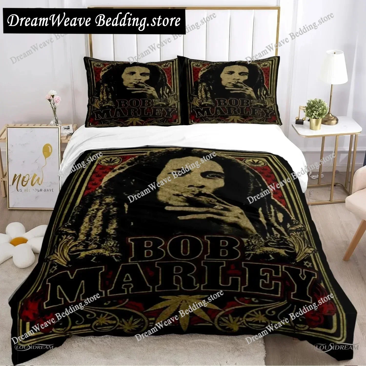 

Bob Marley Music Bedding Set Duvet Cover 3d Bedding Fashion Design Decoration King Duvet Cover Set Double Bed Set Bedding Sets74
