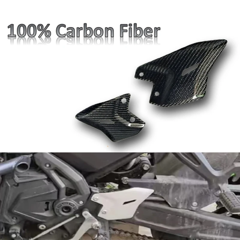 

For Kawasaki Ninja 650 Z650 2017-2024 100% carbon fiber heel protection, rear foot protection, fairing, motorcycle accesso