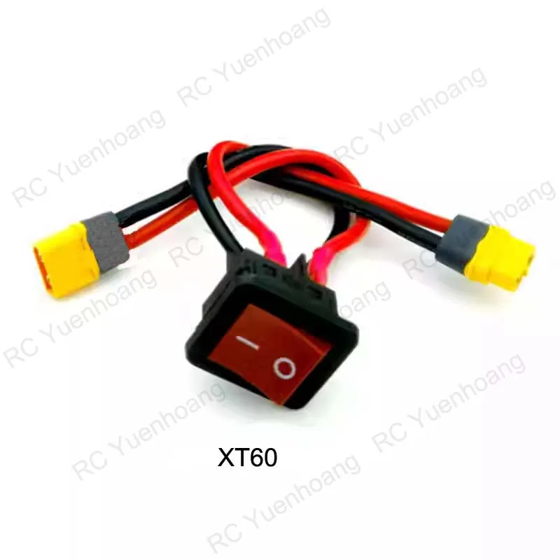 1PCS 50A Large Current High Load Switch XT60 XT90 Plug Power On-off Electronic Switches for RC Drone UAV Battery ESC Connection