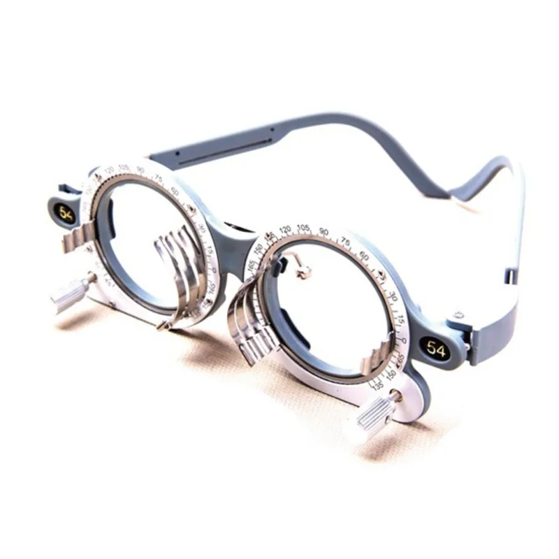 

Metal glasses optometry frame, temple adjustable optometry equipment try-on frame