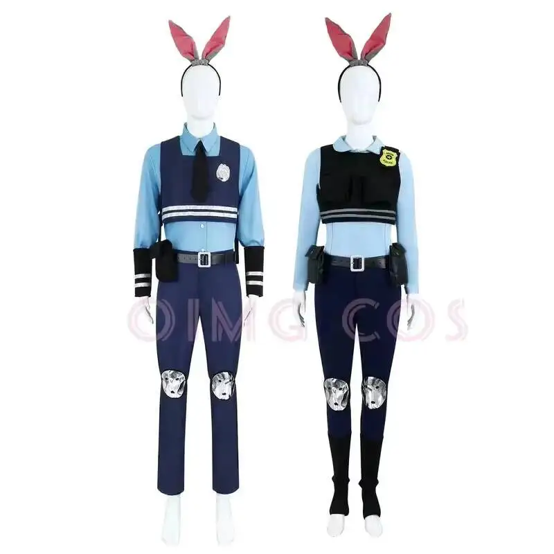 

Judy Hopps Cosplay Costumezootopia Carnival Uniform Wig Anime Halloween Costumes Women Game