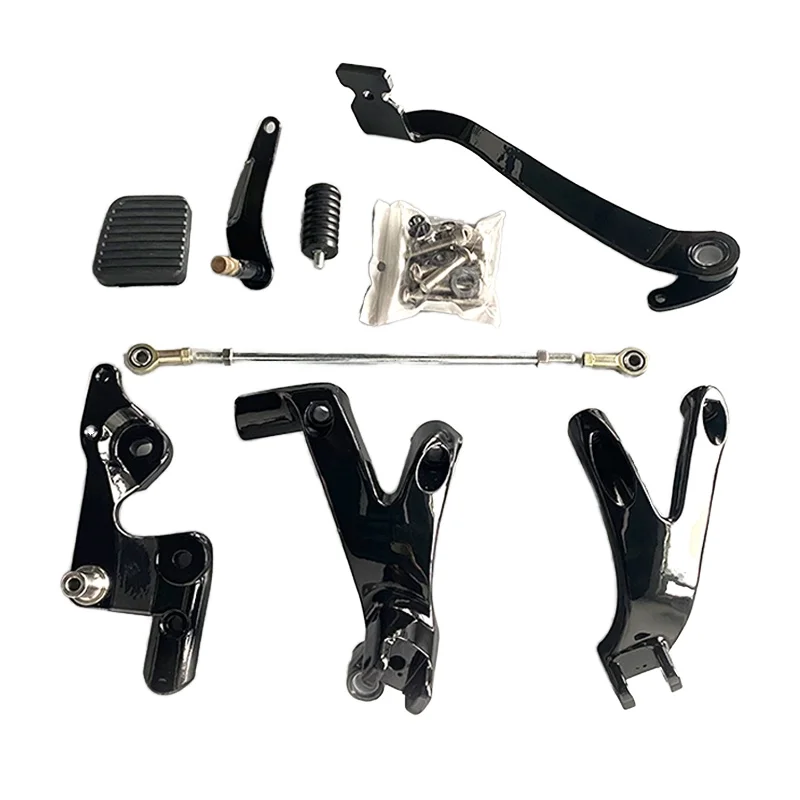 

Motorcycle Standard Forward Control Kit 7.5 Forward Front Pedals Fits 18-later Foot Pedal Mounting Hardware Motorbike Footrest