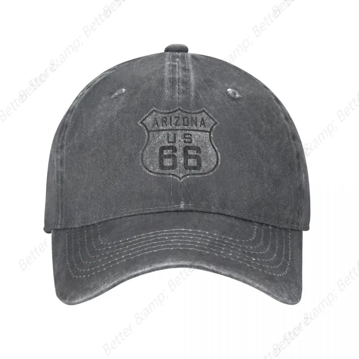 Vintage America Route 66 Letters Spring Autumn Cap Men Women Baseball Cap Hip Hop Hats Washed Sports Casquette Gorras