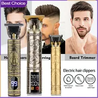 Vintage T9 Electric Hair Clipper Professional Beard Trimmer & Body Haircut Tool for Men Barber Quality Grooming Kit