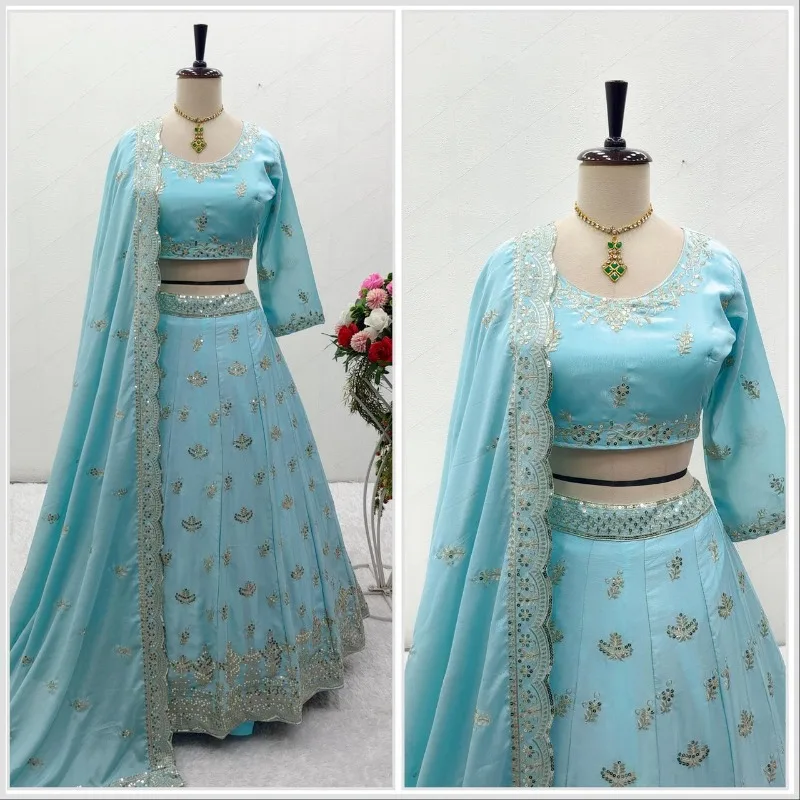 

Designer Lehenga CholI Salwar Kameez PakistanI Indian Wedding Party Costumes Dress