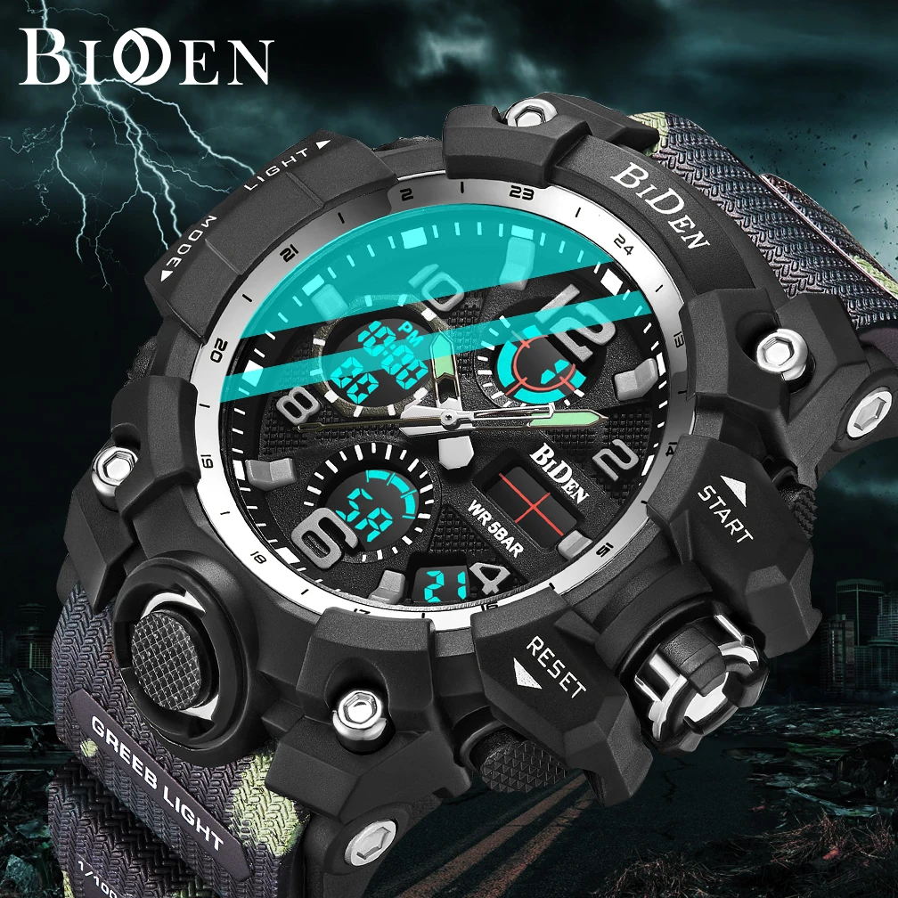 Biden waterproof sport quartz watch for man