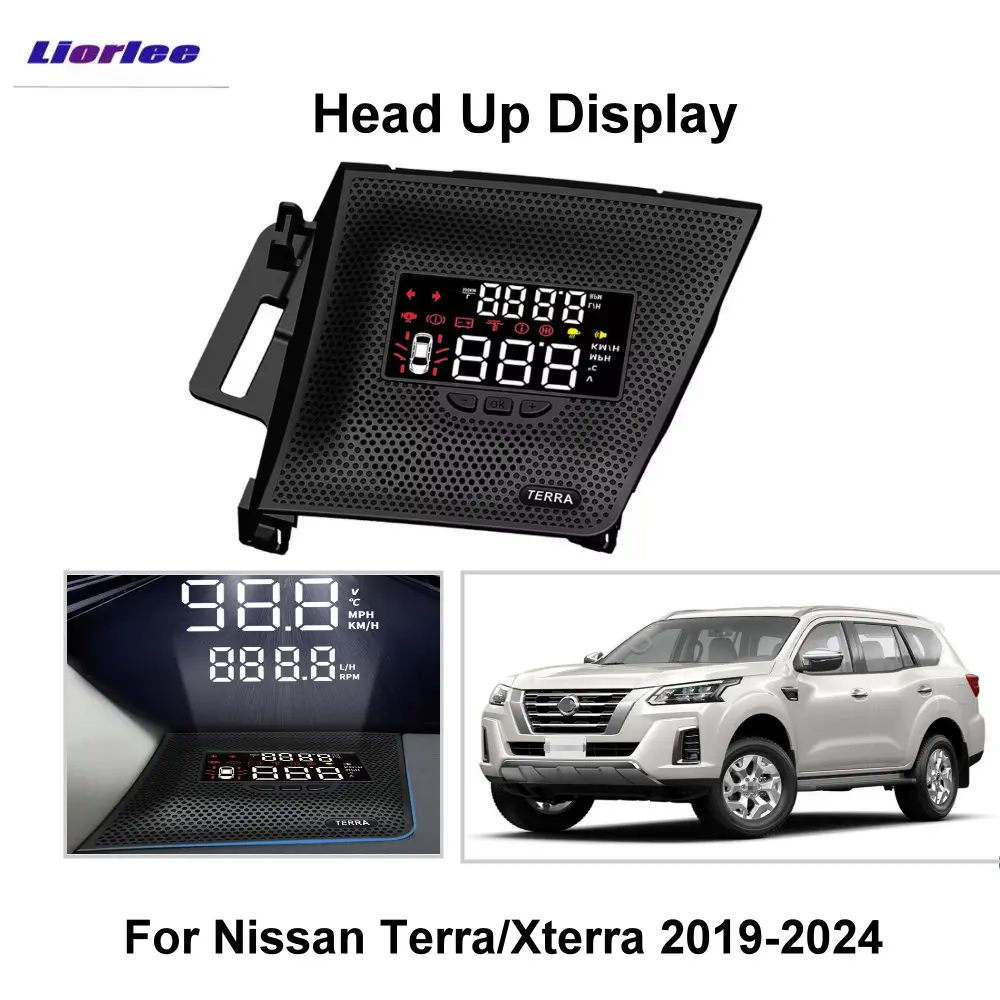 

For Nissan Terra/Xterra 2019-2024 Car HUD Head Up Display Auto Accessories Safe Driving Screen Windshield Projector