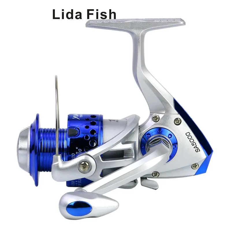 

Lida Fish Brand silver blue plastic head SA1000-7000 rocker arm interchangeable spinning wheel fishing reel fishing reel