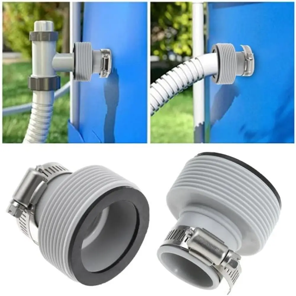 جديد 1.25 إلى 1.5 محول خرطوم حمام السباحة مع تعديل هوب المطاط المعادن مرشح حوض السباحة مضخات محولات نوع B واجهة مضخة المرشح #2
