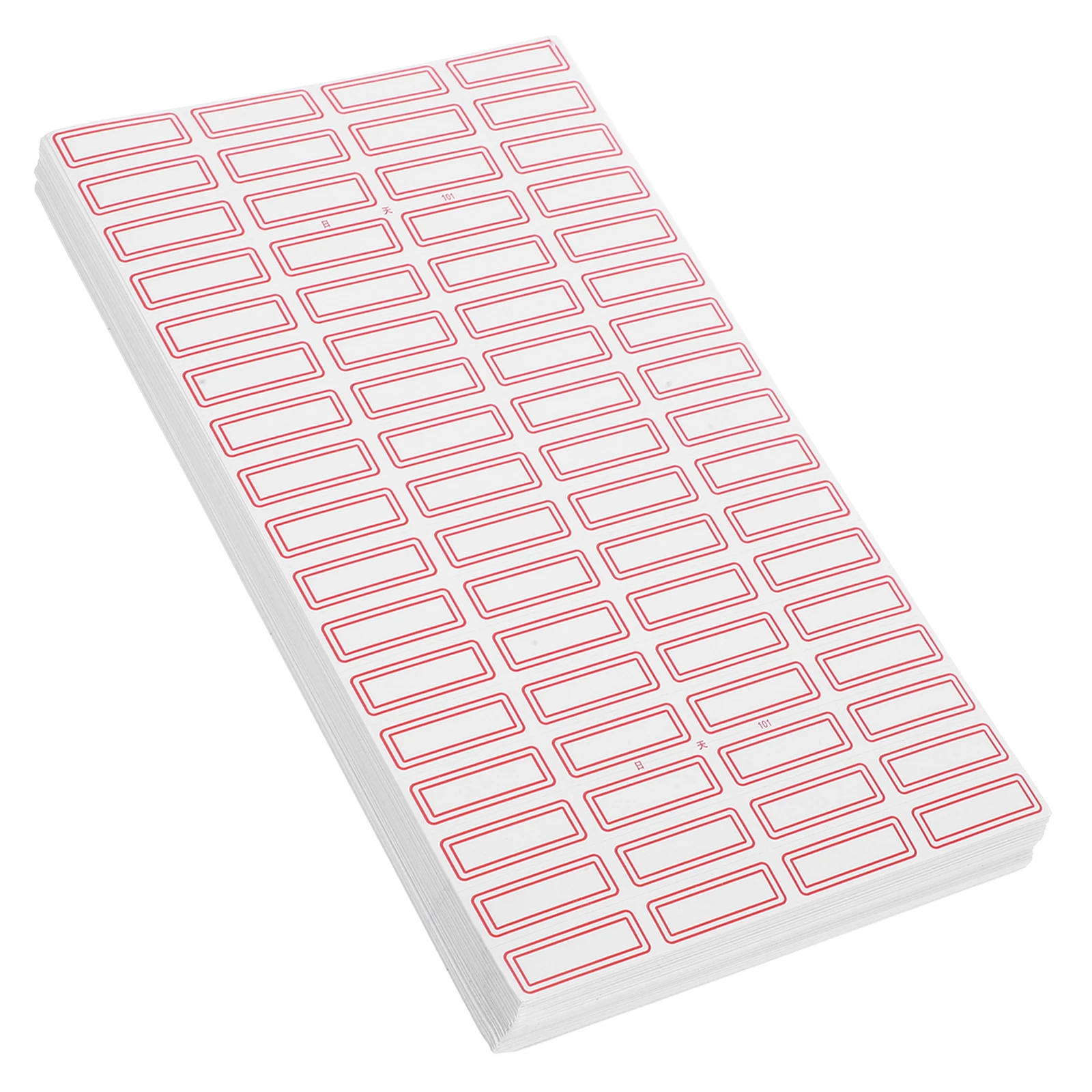 

68 Sheets Adhesive Blank Address Stickers Removable White Paper Small Labels For Printer Name Tags Mailing Folder Labels