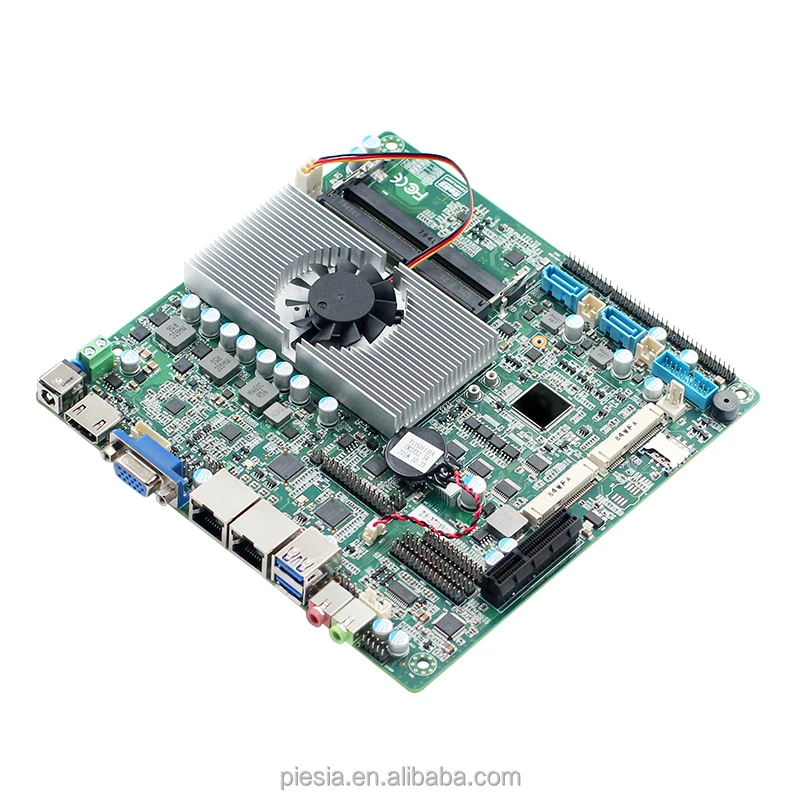 Piesia TOP300C Intel Kaby Lake-U 8th I3/i5/i7 8065U Mini ITX Motherboard With LVDS Sim Slot 10*USB 4*RS232 2*RS422/485