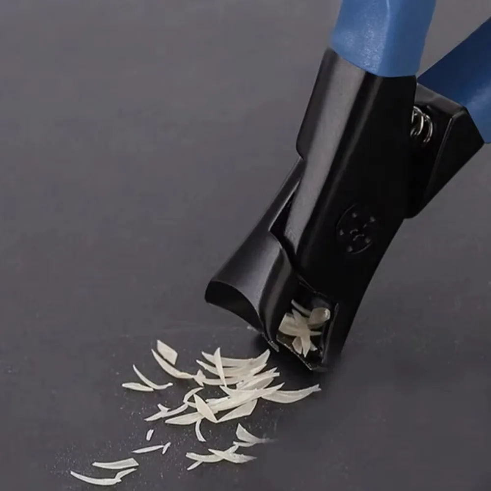 المهنية مكافحة سبلاش مسمار كليبرز كبيرة سميكة الصلب ABS قطري كماشة كبيرة الحجم مقص أظافر المنزلية #2