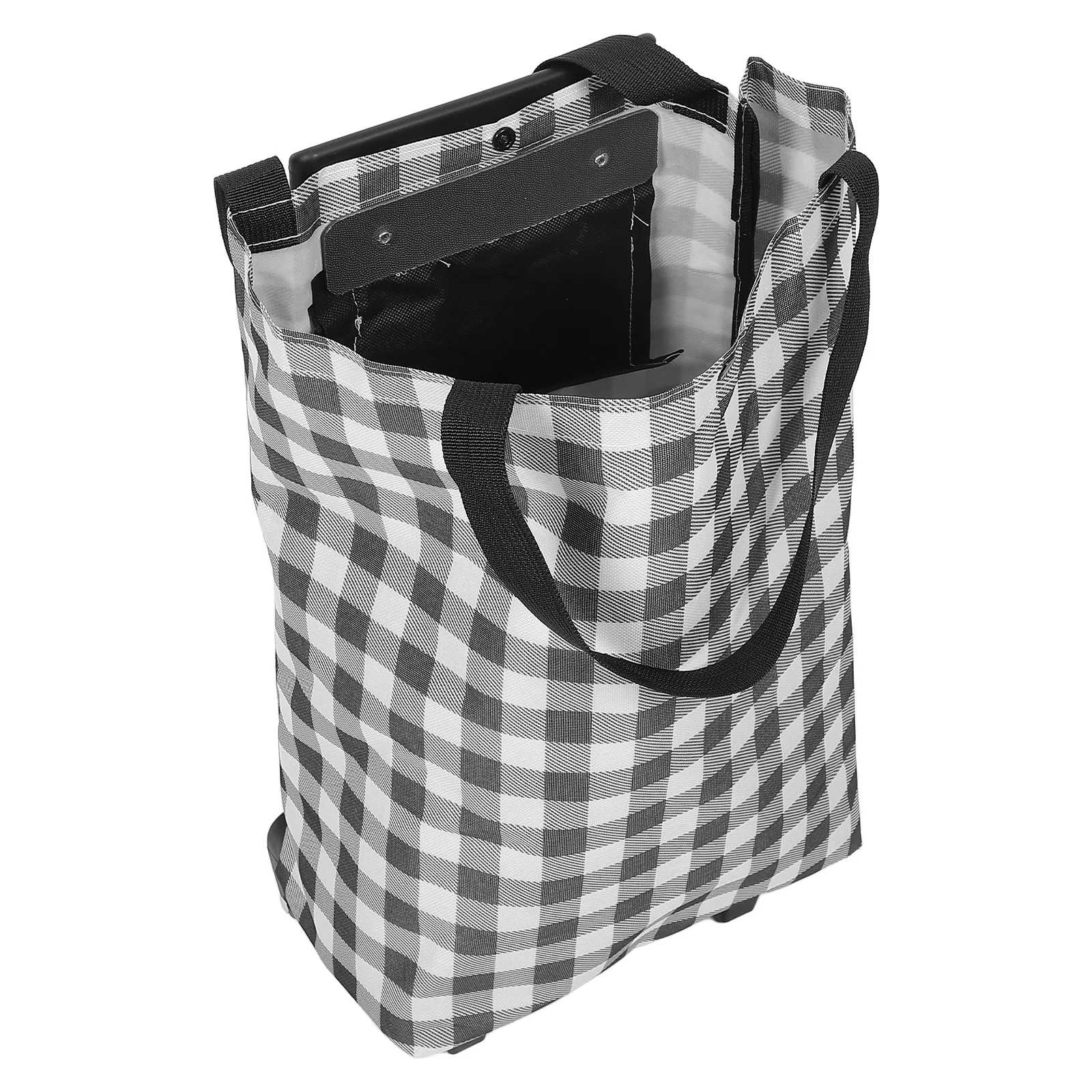 

Shopping Cart Trolley Foldable Collapsible Grocery Travel Utility Bag Wheels Oxford Metal Retractable Handle Storage