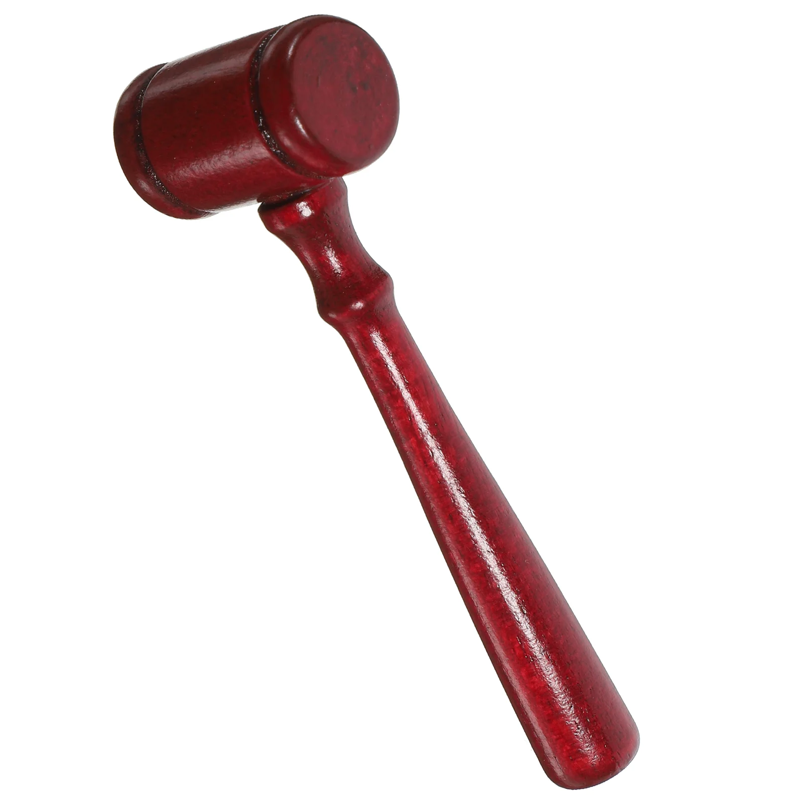 

Toy Wooden Hammer Judge Role Play Gavel Cosplay Party Favor Mallet for Prop Cars Toys