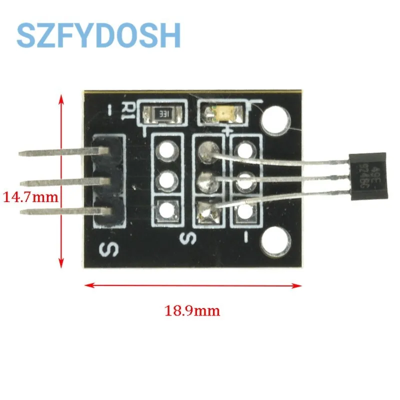 KY-035 Analog Hall Magnetic Sensor Module 49E For Arduino