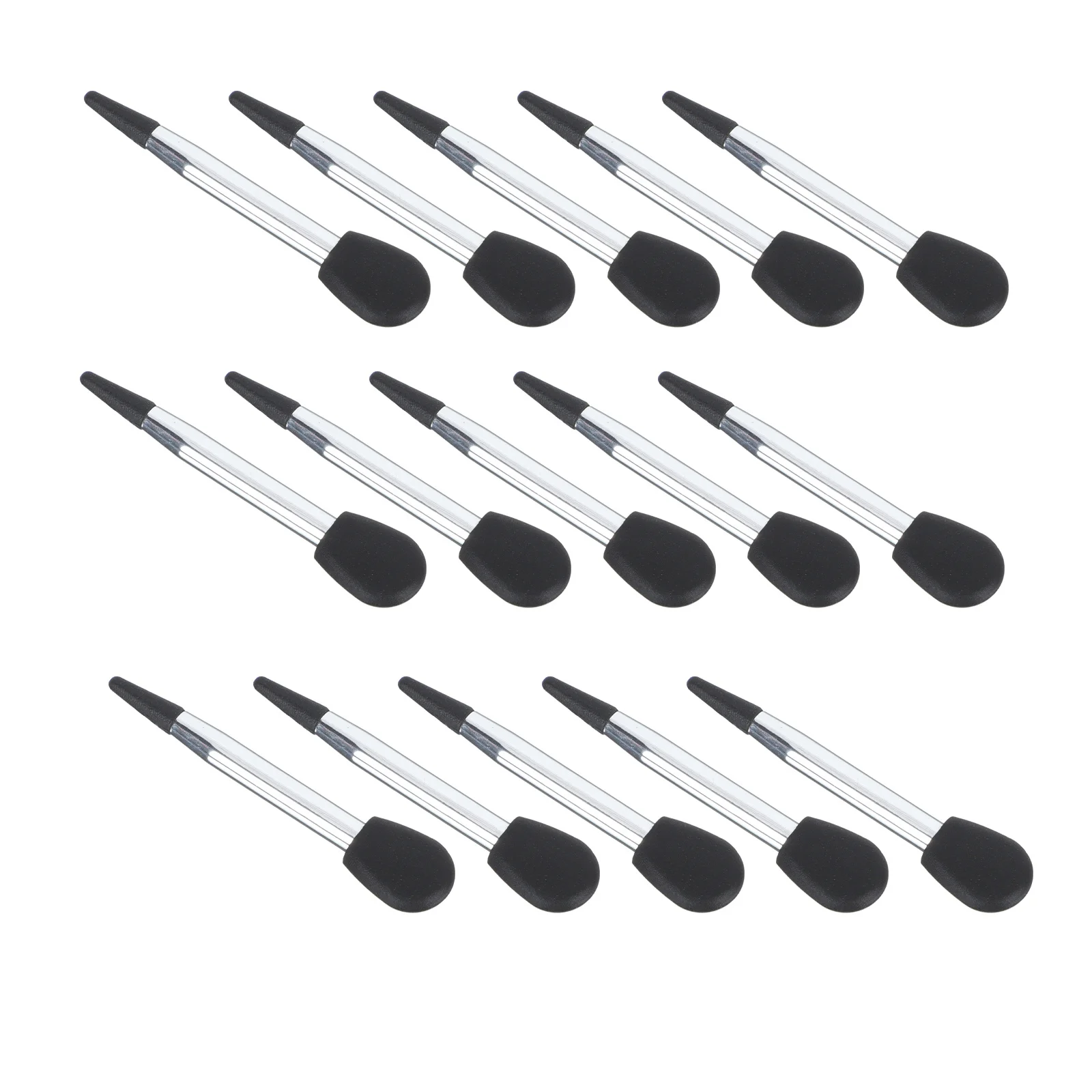 20 pezzi pennello per rossetto in silicone applicatore per ombretto strumento per trucco a forma di microfono pennello per labbra professionale