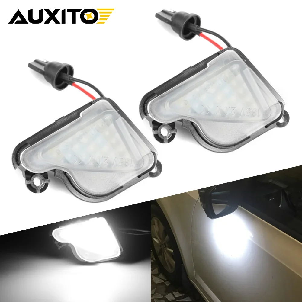 スーパーサイドミラーパドルライトの下にあるCanbus LED,Skoda Golf 2 ii,2019, 2018, 2017, 2016, 2015, 2014, 2013, 2012, 2011, 2010, 2009, 2008用の2ユニット