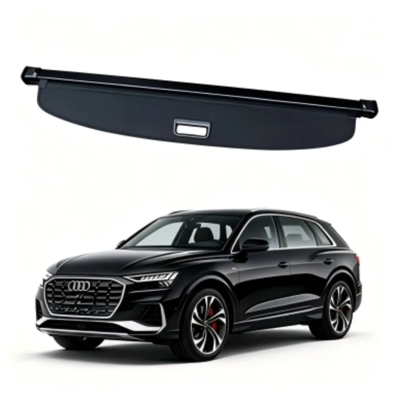 

Cargo Cover Trunk Privacy Shade Rear Security Partition Anti-Theft Shield Organizer for Audi Q6 quattro (Fuel Version) 2025+