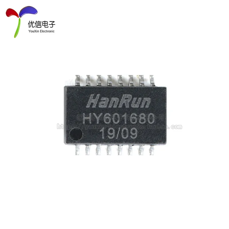 10Pcs/Original genuine HY601680 patch 16 pin 100Base-T single port network transformer module