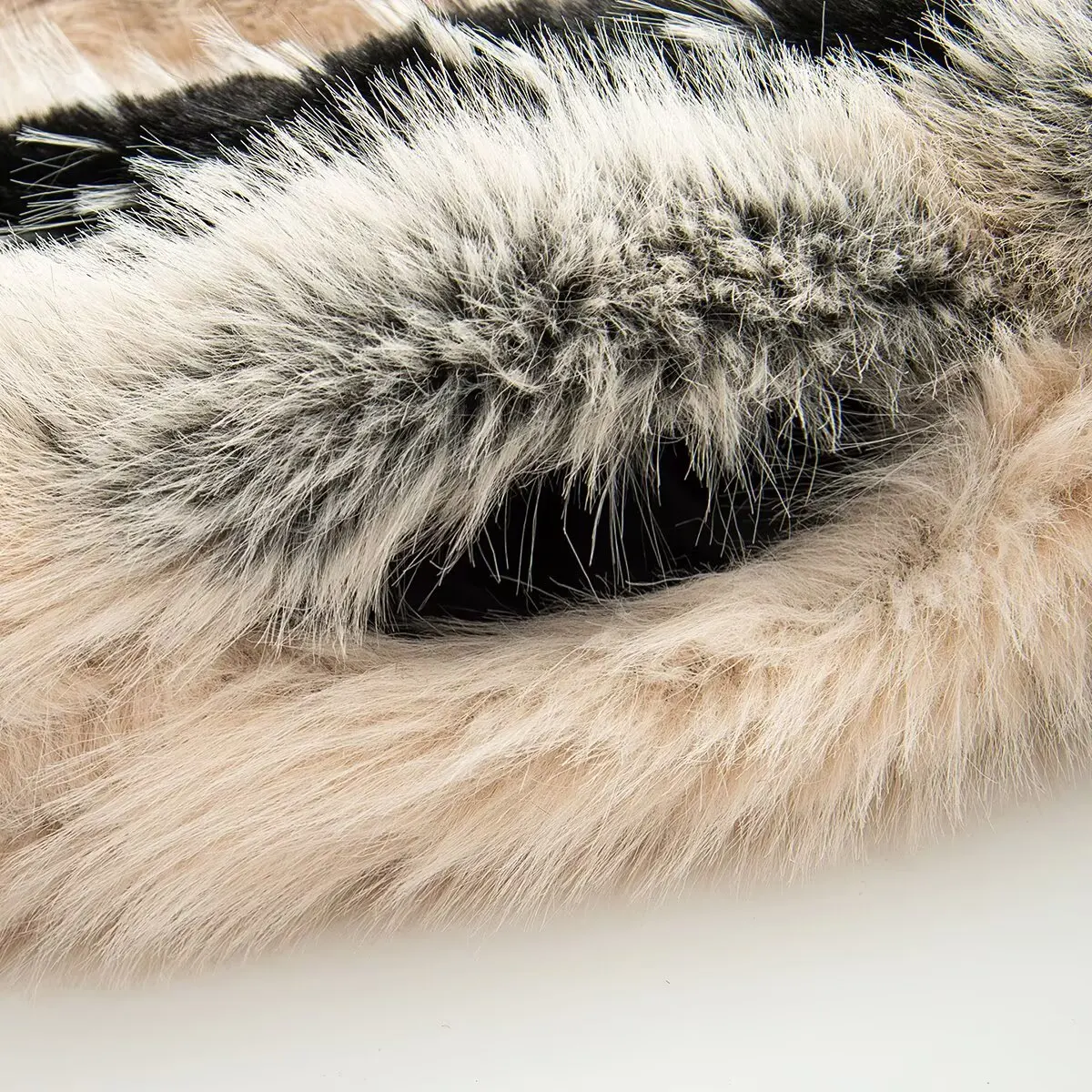 KONDALA hiver Streetwear manteau de fourrure femmes à la mode rayure col rond fausse fourrure veste manteau 2026 mode élégant Chic Vintage femme manteau