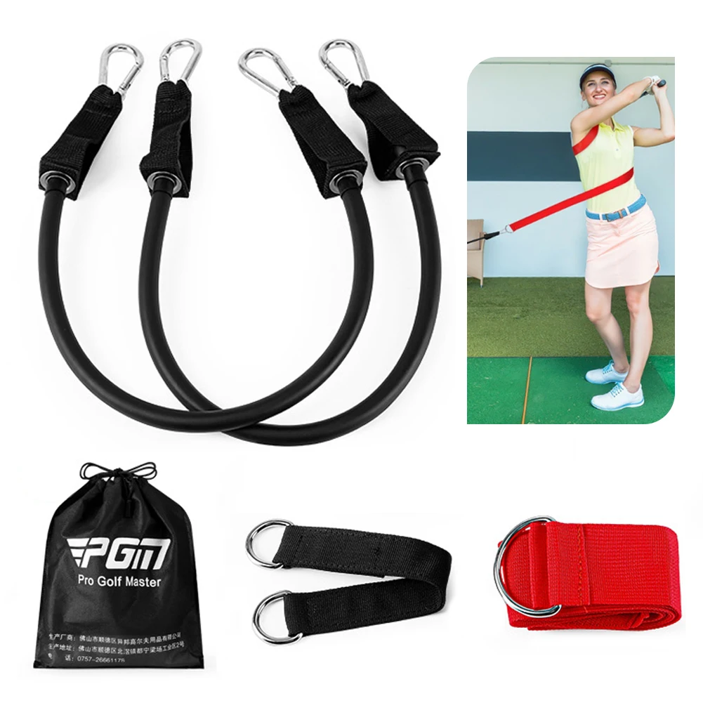 Swivel Self-study Exercise Strap Elastic Golf Swing Corrector Belt Adjustable Multi-function for Men Women Beginners