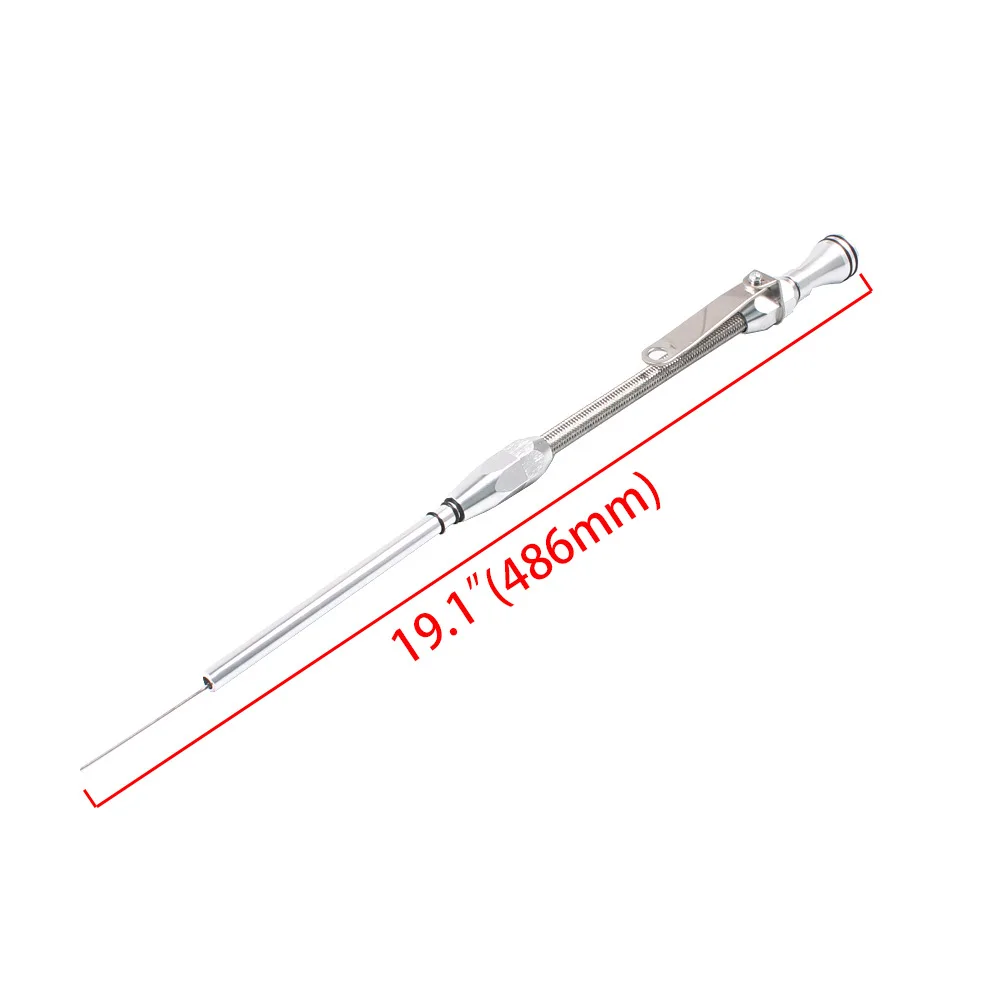 مقياس زيت من الفولاذ المقاوم للصدأ لاستبدال المحرك تشيفي SBC 305 327 350 383 #1