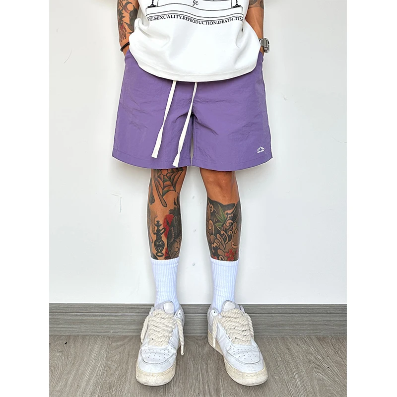 8 Farbe! Dopamin Herren Shorts trend ige Sommer dünne atmungsaktive schnell trocknende Shorts Jogging hose Basketball Herren Shorts