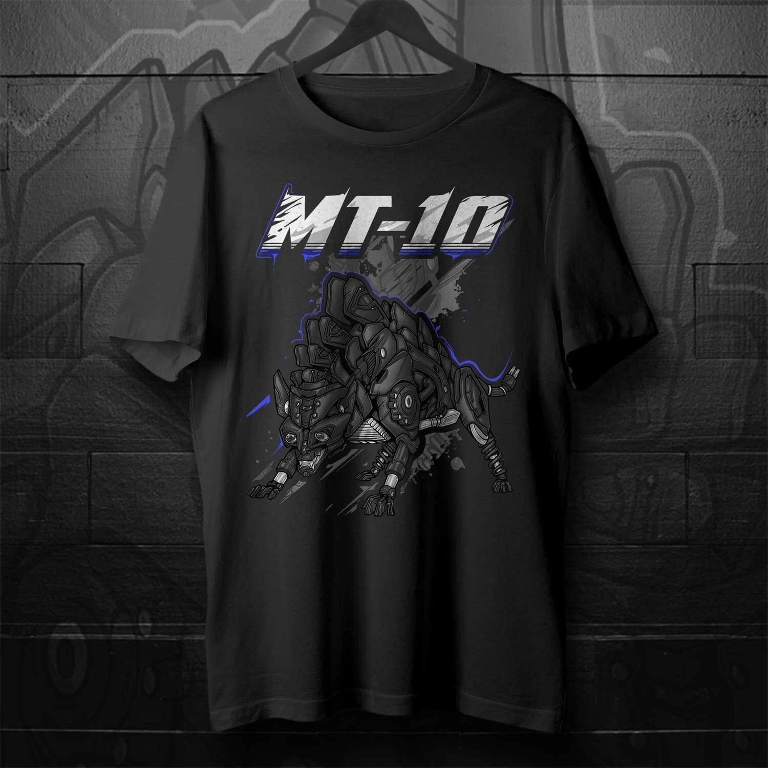 

2025 Summer Cotton Round Neck Short Sleeves for Men Women MT 10 2016-2021 Hyena T-Shirt, Motorcycle Tee for Riders