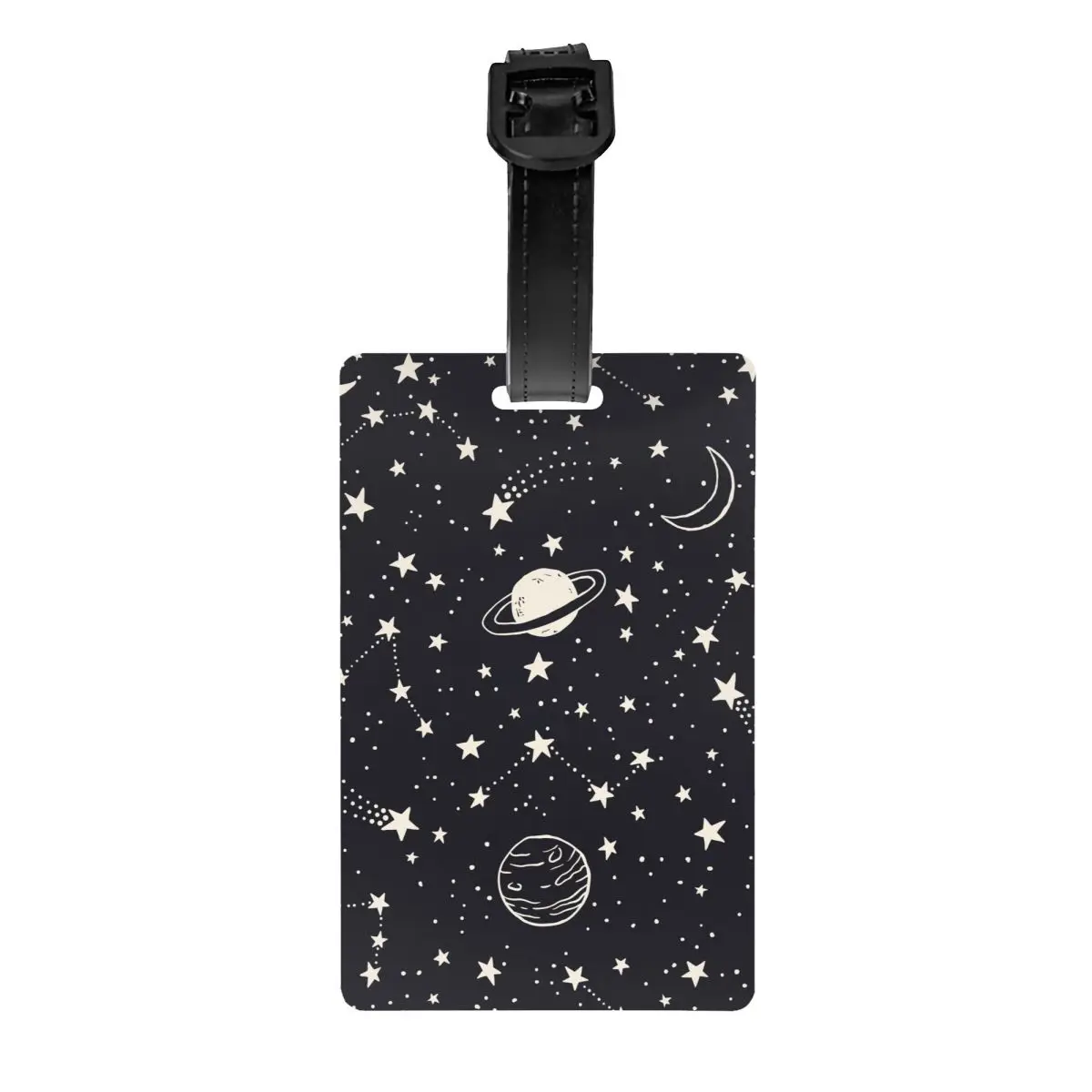 Custom Cosmic Star Cluster Outer Space Luggage Tags Custom Galaxy Constellations Star Baggage Tags Privacy Cover Name ID Card