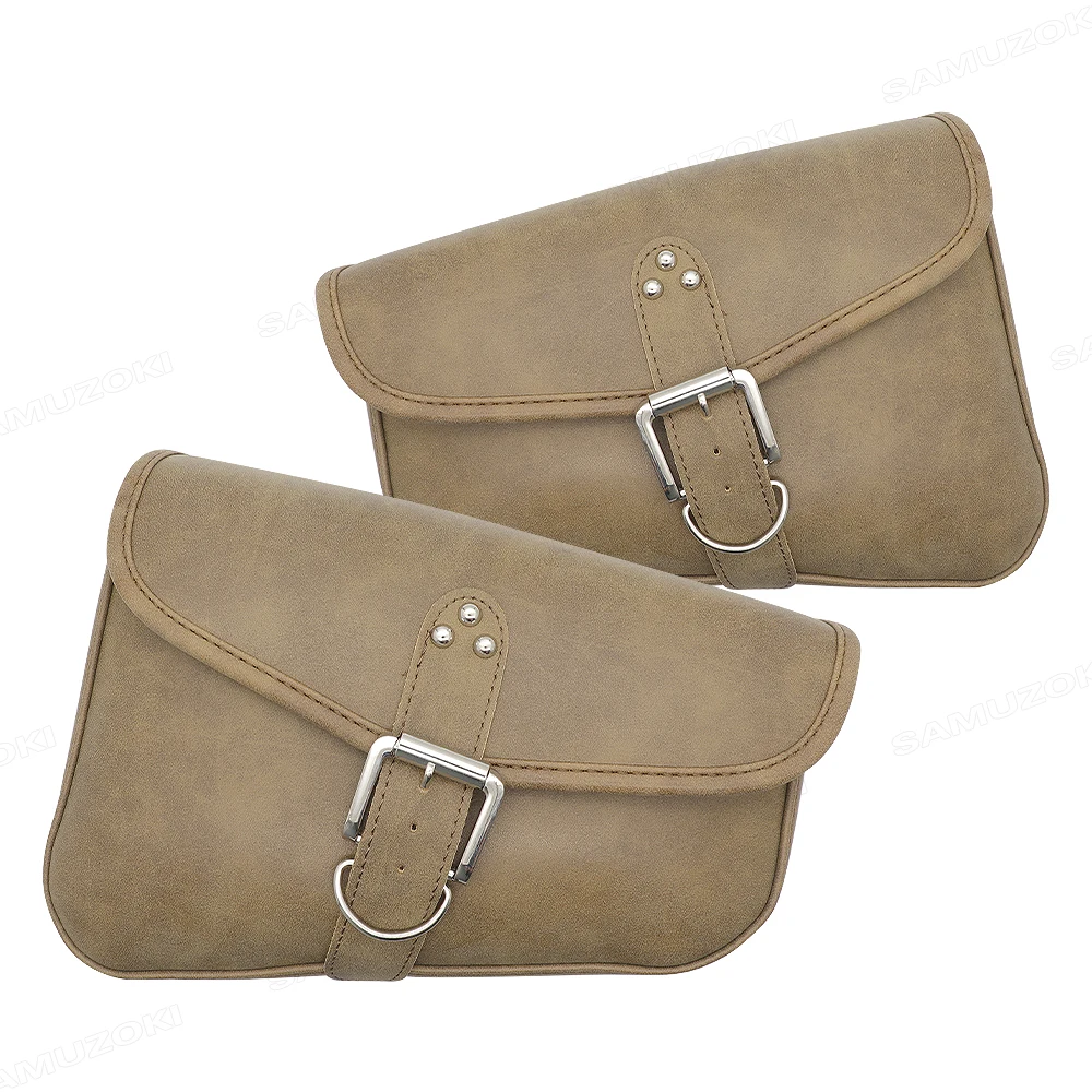 

Motorcycle PU Swingarm Bag Side Saddlebag For Harley Sportster XL 883 For Honda Rebel 250 300 500 Swing Arm Tool Luggage Bags
