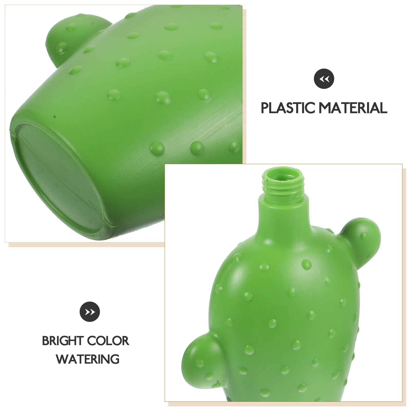 

Cute Plastic Watering Can for Indoor Plants Garden Bonsai Small Desk Potted Resistant Scratches Bright Color Easy for Plants