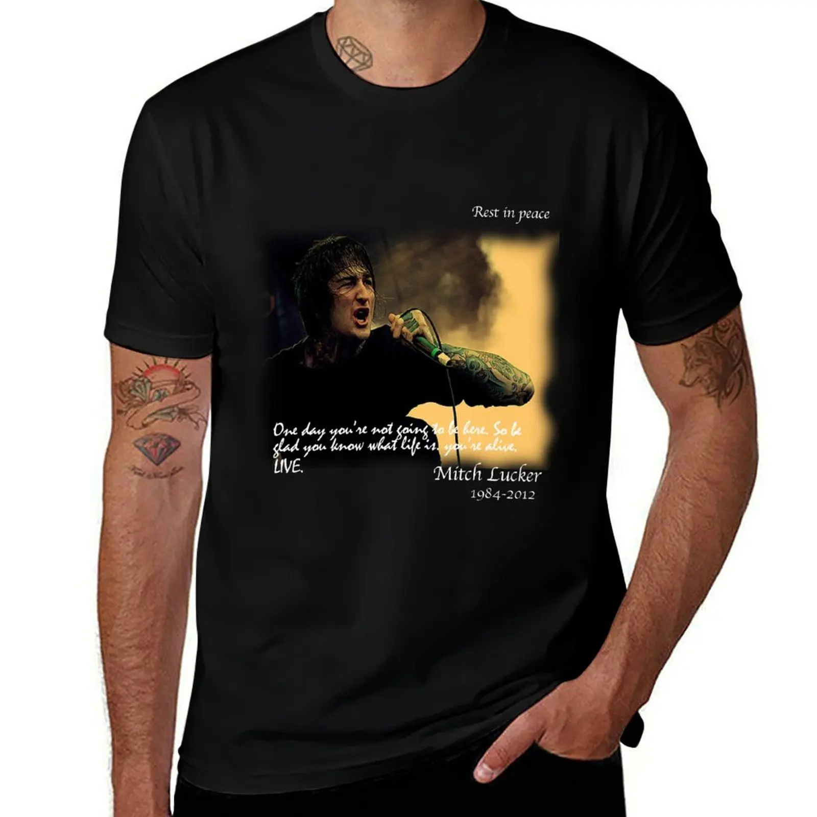 Rest In Peace Mitch Lucker T-Shirt Quick Dry Outdoor Sports T-Shirt