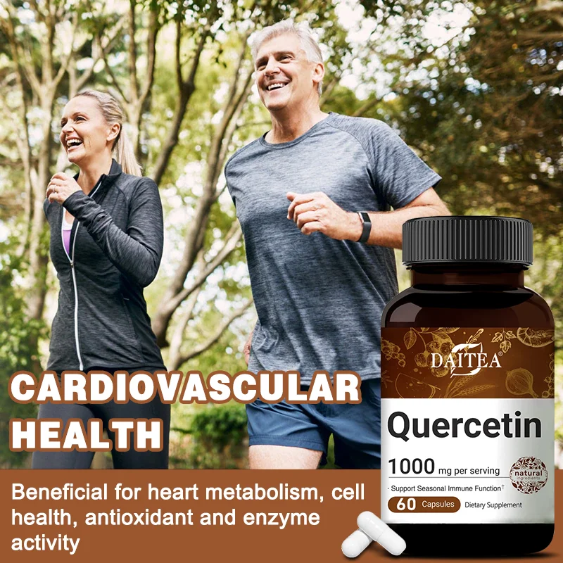 Quercetin Supplement - Nutritional supplement to support the immune system, antioxidant and enzyme activity