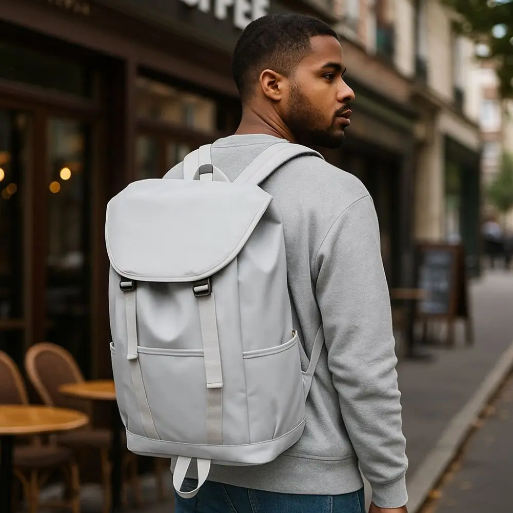 

Рюкзак для ноутбука большой емкости, водонепроницаемый дышащий школьный рюкзак, минималистичная легкая сумка для колледжа, путешествия на открытом воздухе