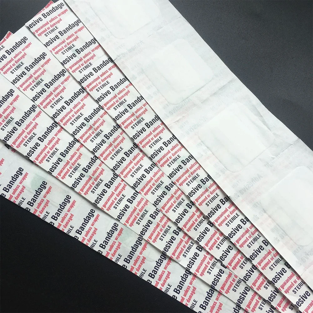 50/100PCS 38*38mm Transparent PU Waterproof Wound Plaster Band Adhesive Bandage Protective Sticker for Outdoor Home First Aid