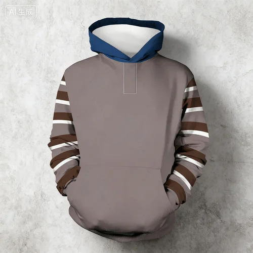 Imagen 1 del producto Creepypasta-Sudadera con capucha 3d para hombre, chaqueta Ticci Toby, disfraz de Cosplay, sudadera 3d de Anime, sudaderas informales de otoño de talla grande